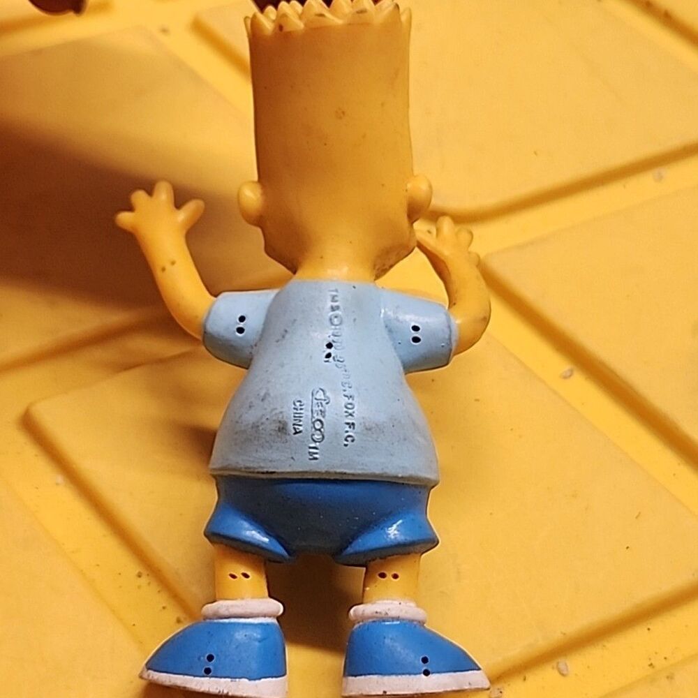 The Simpsons Bart Simpson Bendable 4.5" Figure Jesco 1990 - Picture 4 of 6